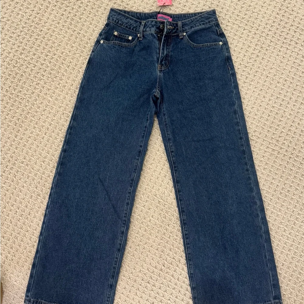 Edikted blue Jeans with Classic Fit - Picture 3 of 3